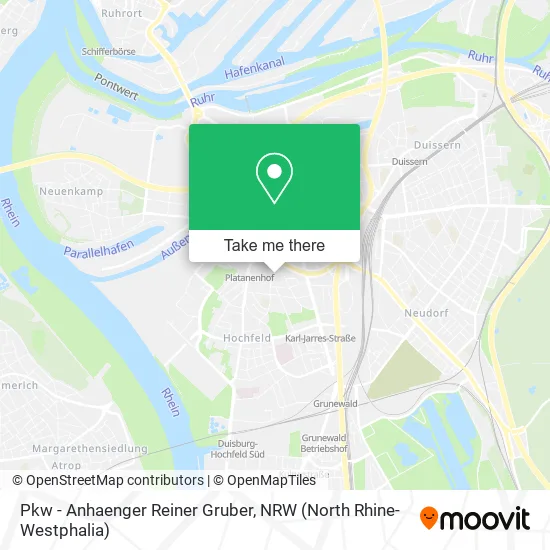 Карта Pkw - Anhaenger Reiner Gruber