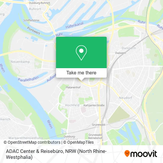Карта ADAC Center & Reisebüro
