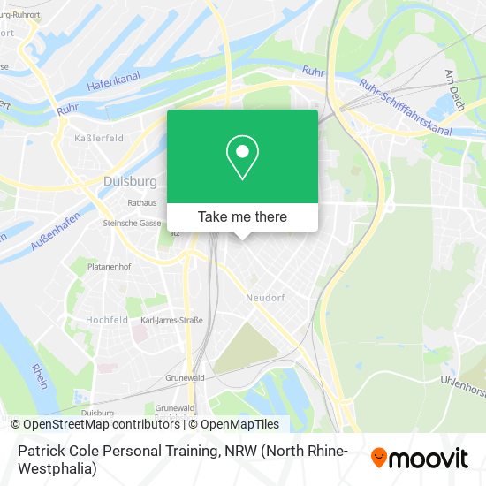 Patrick Cole Personal Training map