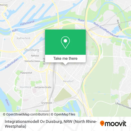 Карта Integrationsmodell Ov Duisburg