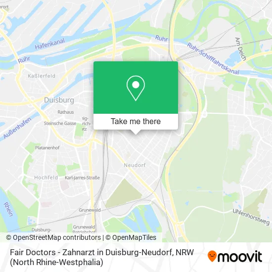 Fair Doctors - Zahnarzt in Duisburg-Neudorf map