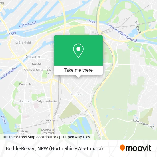 Карта Budde-Reisen