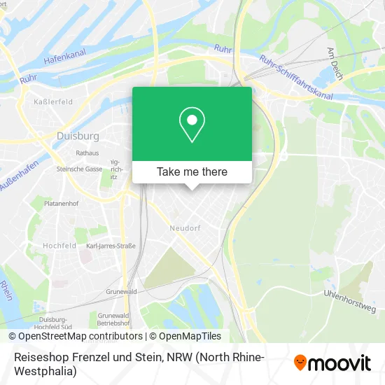 Карта Reiseshop Frenzel und Stein