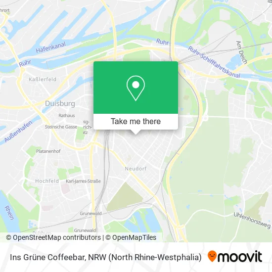Карта Ins Grüne Coffeebar