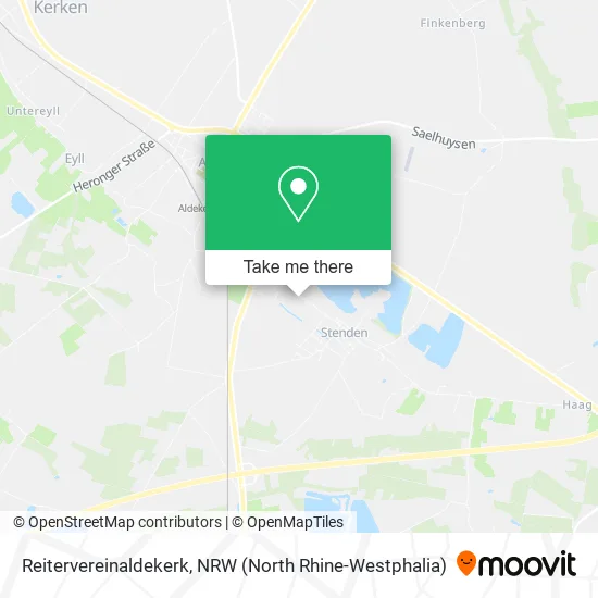 Карта Reitervereinaldekerk