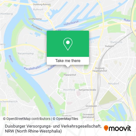 Duisburger Versorgungs- und Verkehrsgesellschaft map