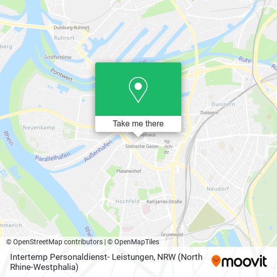 Intertemp Personaldienst- Leistungen map