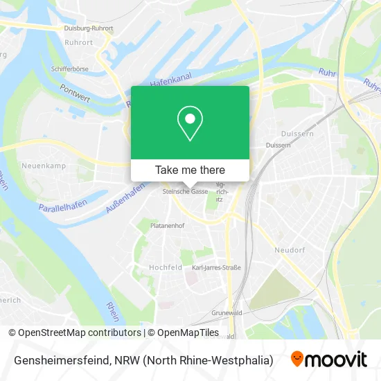 Карта Gensheimersfeind