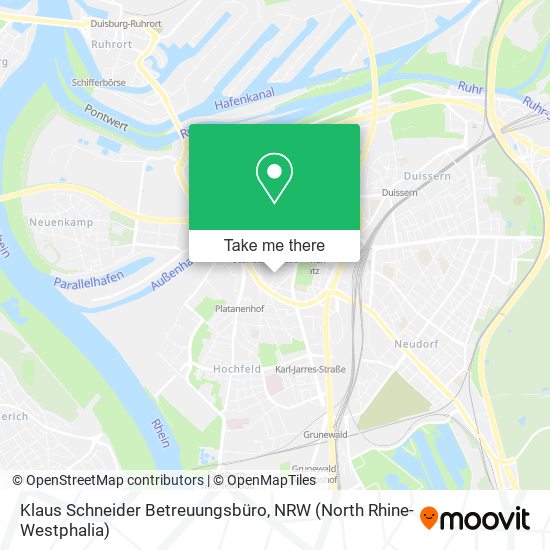 Klaus Schneider Betreuungsbüro map