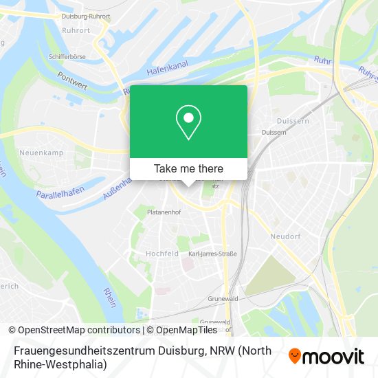 Карта Frauengesundheitszentrum Duisburg