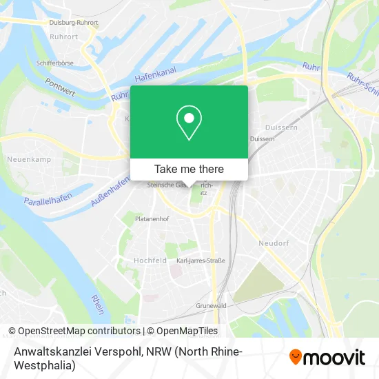 Anwaltskanzlei Verspohl map