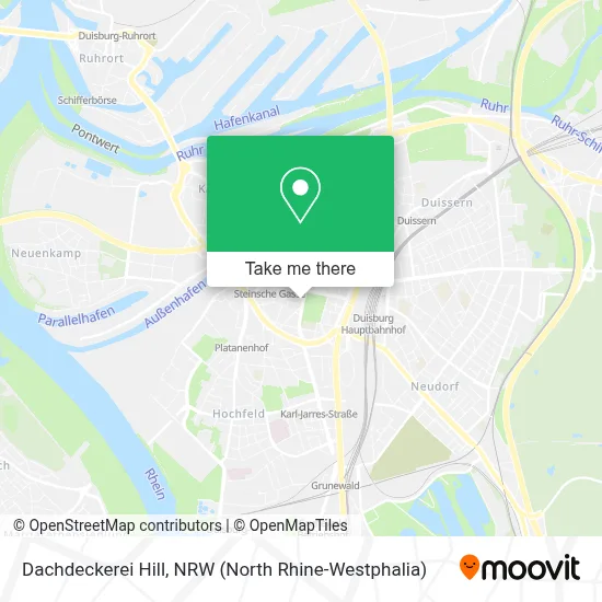 Dachdeckerei Hill map