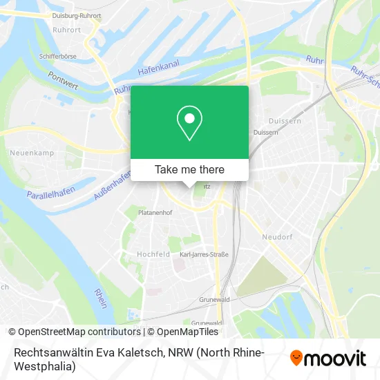 Карта Rechtsanwältin Eva Kaletsch