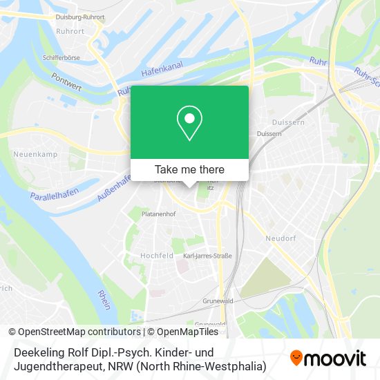 Deekeling Rolf Dipl.-Psych. Kinder- und Jugendtherapeut map