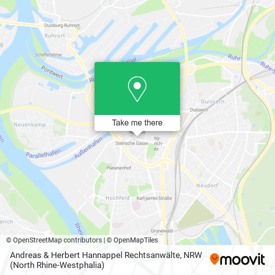 Andreas & Herbert Hannappel Rechtsanwälte map