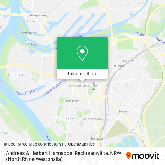Карта Andreas & Herbert Hannappel Rechtsanwälte