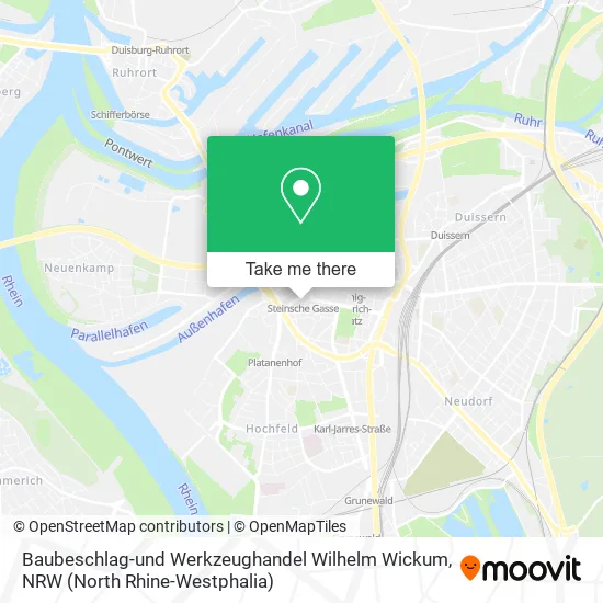 Карта Baubeschlag-und Werkzeughandel Wilhelm Wickum