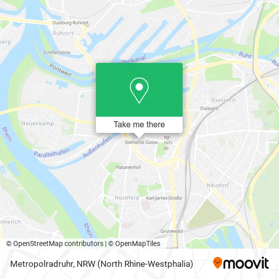 Карта Metropolradruhr