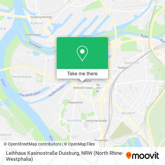 Leihhaus Kasinostraße Duisburg map