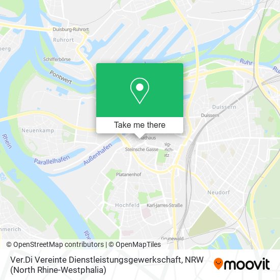Ver.Di Vereinte Dienstleistungsgewerkschaft map