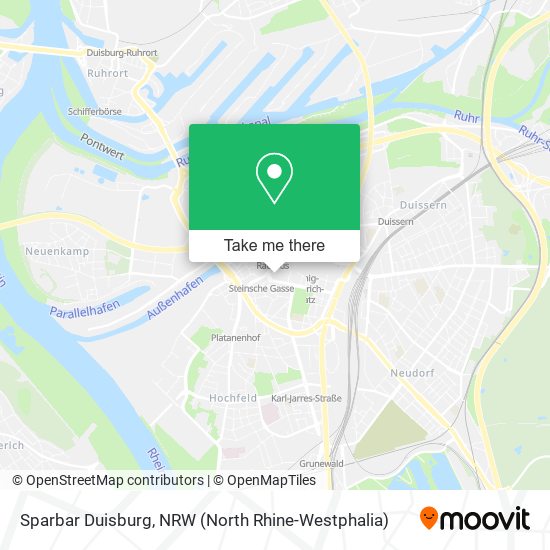 Sparbar Duisburg map