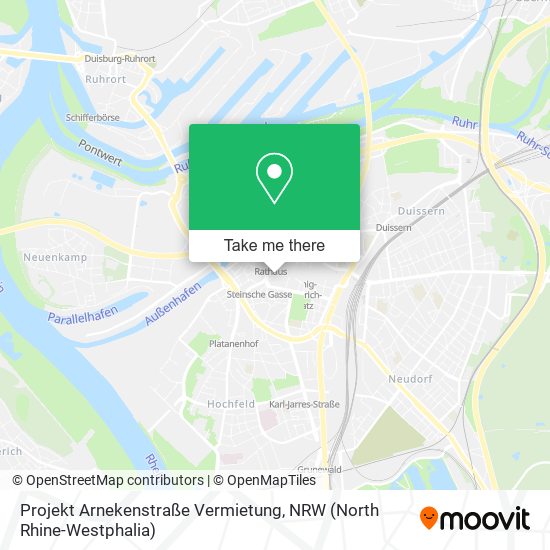 Projekt Arnekenstraße Vermietung map