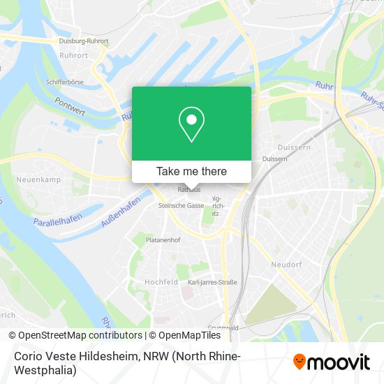 Corio Veste Hildesheim map