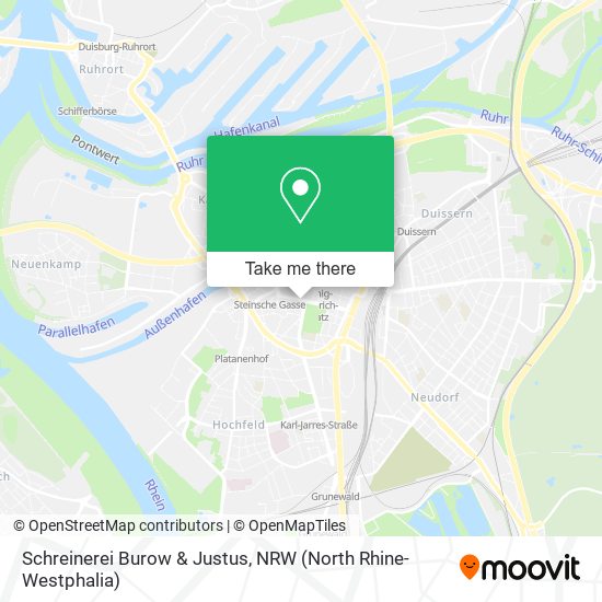 Schreinerei Burow & Justus map