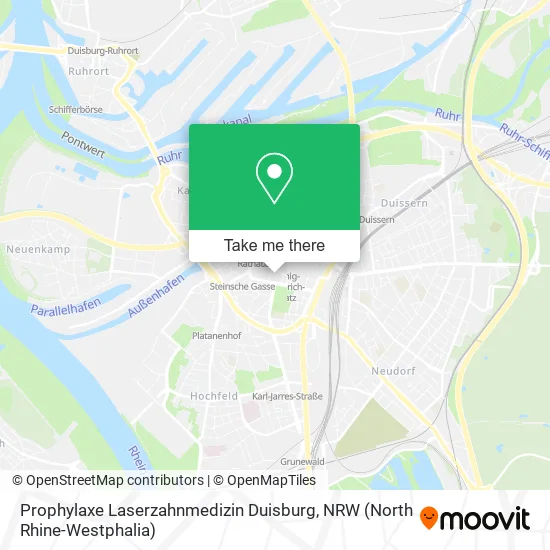 Карта Prophylaxe Laserzahnmedizin Duisburg