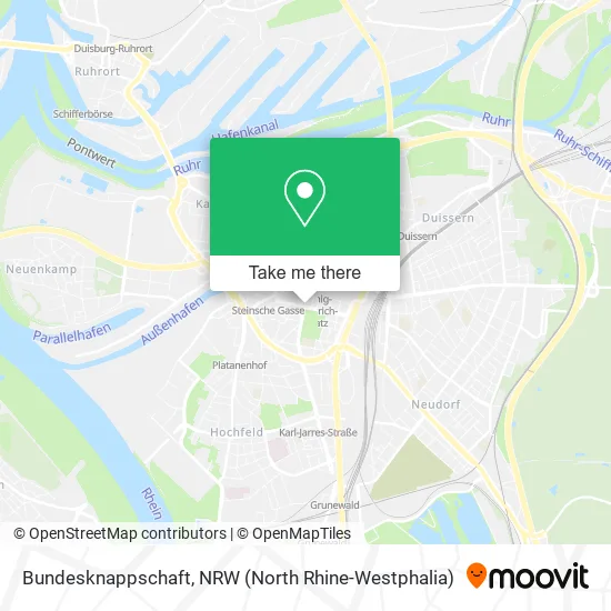 Карта Bundesknappschaft