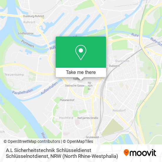 A.L Sicherheitstechnik Schlüsseldienst Schlüsselnotdienst map