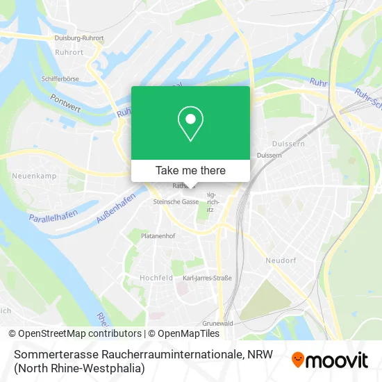 Карта Sommerterasse Raucherrauminternationale