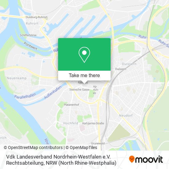 Vdk Landesverband Nordrhein-Westfalen e.V. Rechtsabteilung map