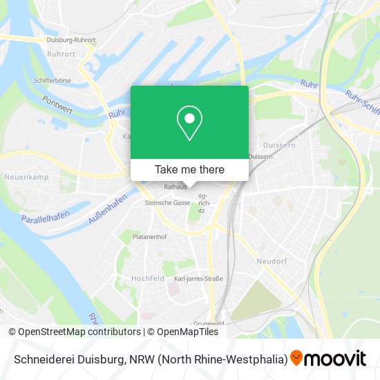 Schneiderei Duisburg map