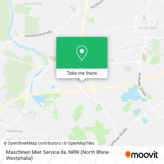 Maschinen Miet Service de map