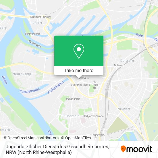 Jugendärztlicher Dienst des Gesundheitsamtes map