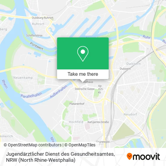 Карта Jugendärztlicher Dienst des Gesundheitsamtes