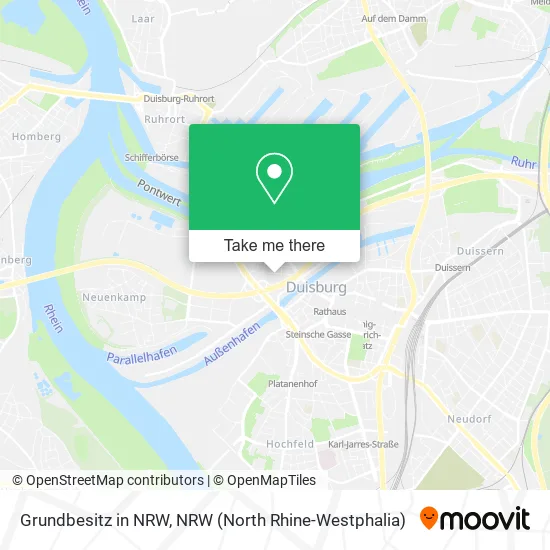 Карта Grundbesitz in NRW