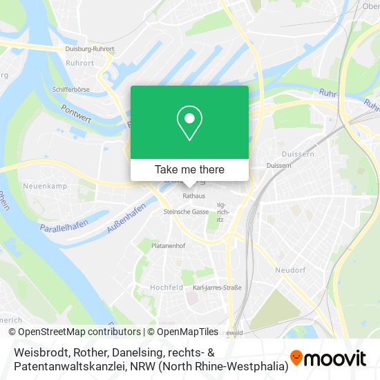 Weisbrodt, Rother, Danelsing, rechts- & Patentanwaltskanzlei map