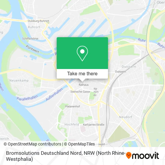 Карта Bromsolutions Deutschland Nord