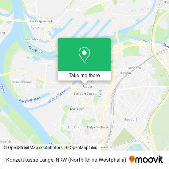 Карта Konzertkasse Lange