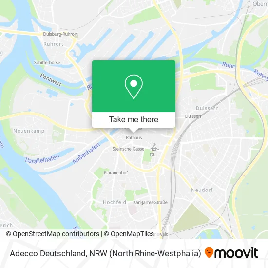Adecco Deutschland map