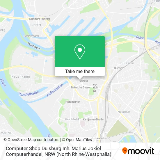 Карта Computer Shop Duisburg Inh. Marius Jokiel Computerhandel