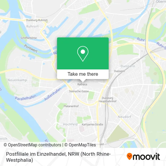 Postfiliale im Einzelhandel map