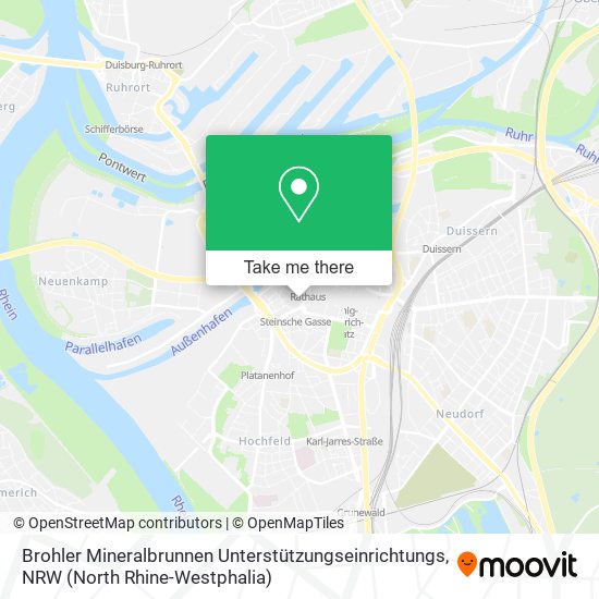Brohler Mineralbrunnen Unterstützungseinrichtungs map