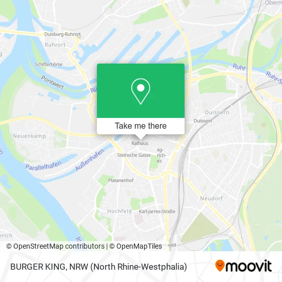 BURGER KING map