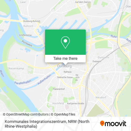 Карта Kommunales Integrationszentrum