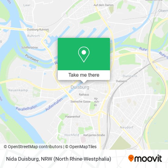 Nida Duisburg map