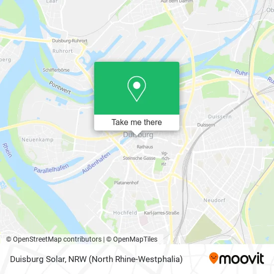 Карта Duisburg Solar