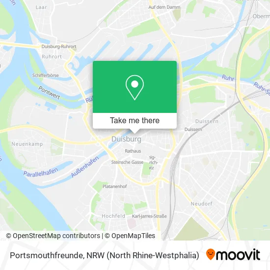 Portsmouthfreunde map